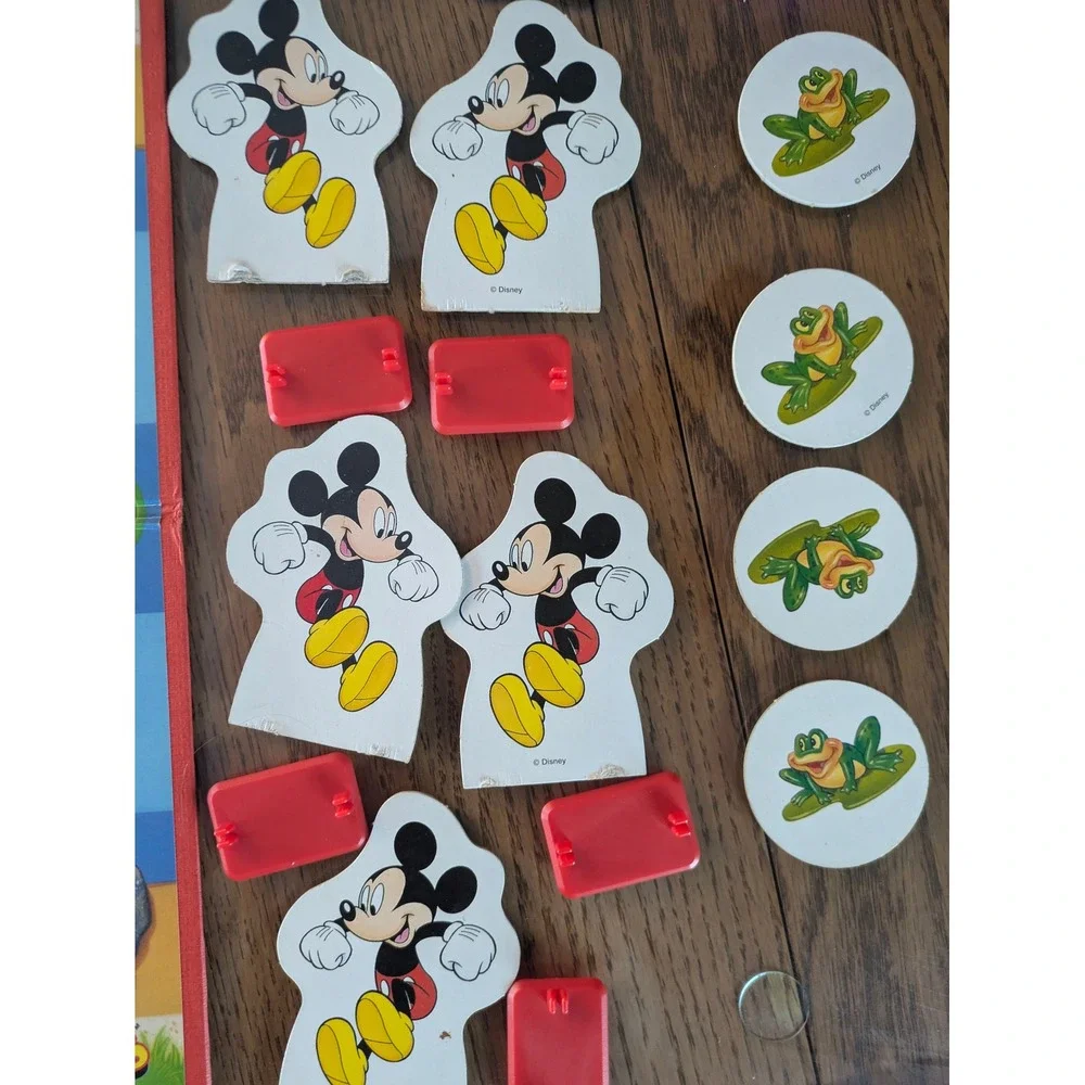 Mickey's‎ Stuff Hoppin' Checkers Game Disney Board Game Milton Bradley Kids